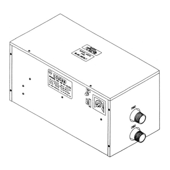 Coates 12412CE Installation, Operation And Maintenance Manual