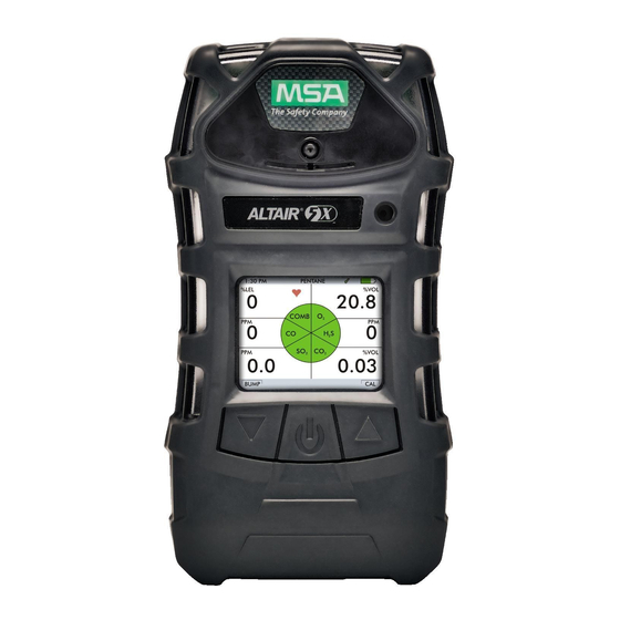 MSA ALTAIR 5X Operating Manual