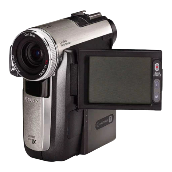 Sony Handycam DCR-PC350E Manuals