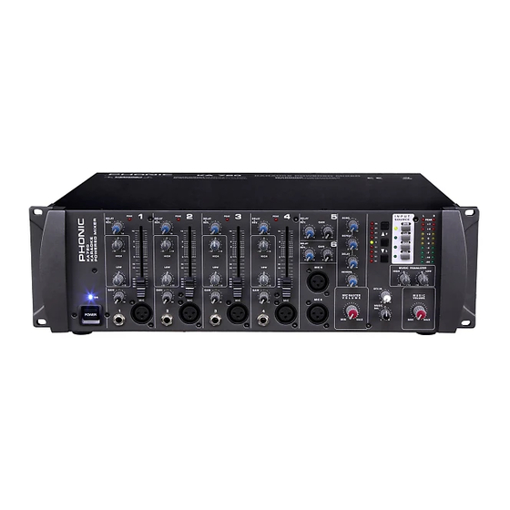 Phonic KA720 User Manual