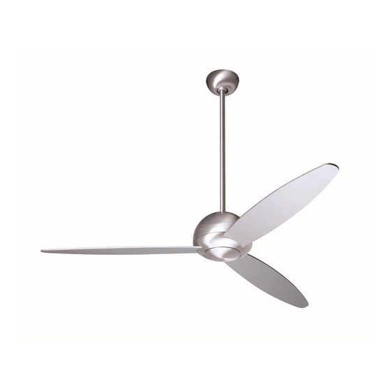 The Modern Fan Company Plum Installation Instructions And Owner's Manual