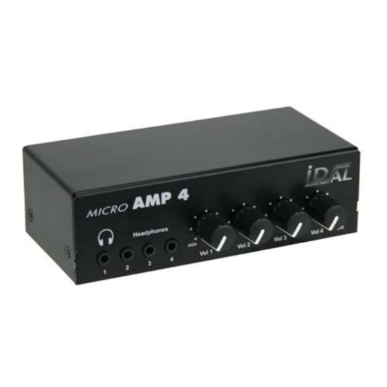I.D. AL MicroAMP4 Manual
