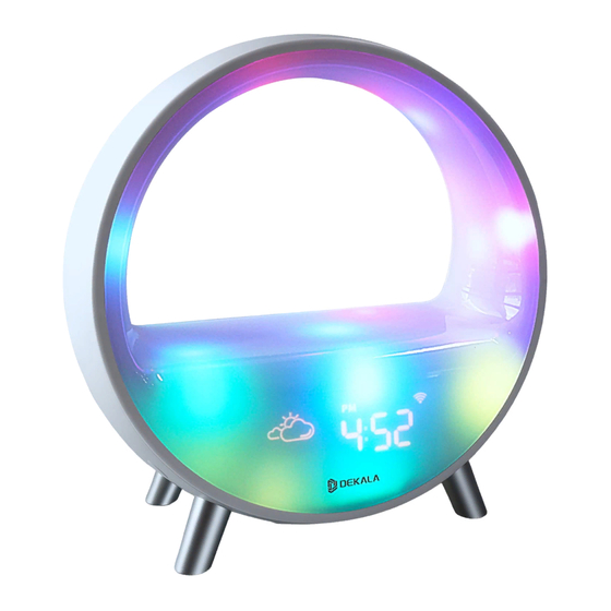 DEKALA SAC-WBLR Sunrise Alarm Clock Manuals