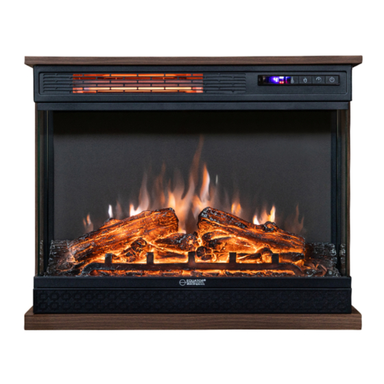Equator PFL 255 Portable Fireplace Manuals