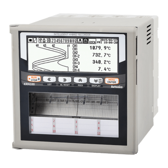 Autonics KRN100 Series Product Manual