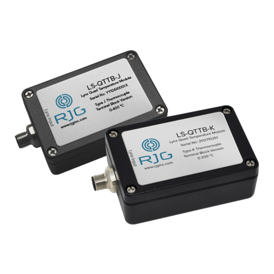 RJG RIEGER LS-QTTB-J Product Manual
