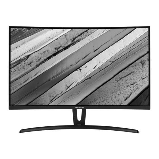 Medion AKOYA P52710 Curved Monitor Manuals