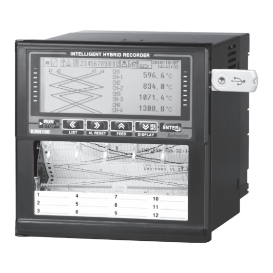 Autonics KRN100 Series Manual