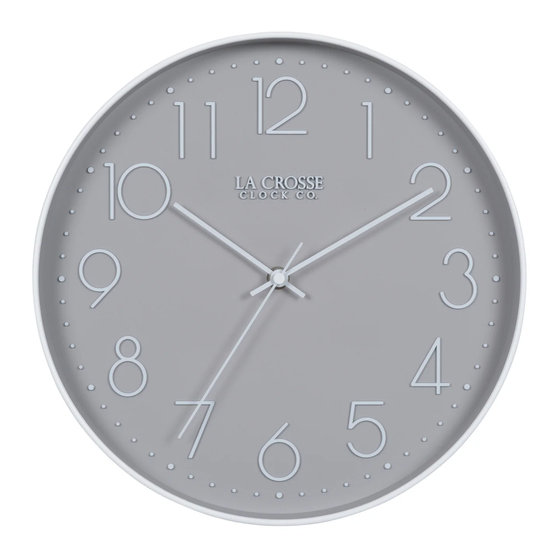 LA CROSSE CLOCK 404-3831 Manual