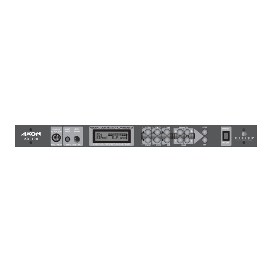 Axon  AX-100 User Manual