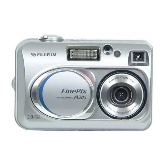 FujiFilm FinePix A205 Operating Instructions Manual