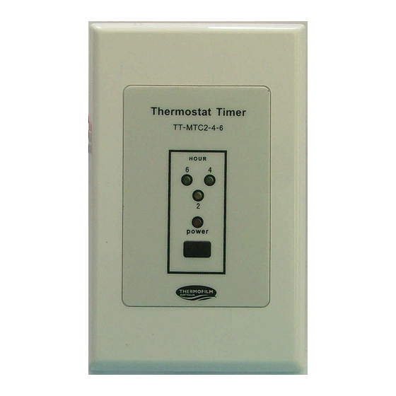 Thermofilm TT-MTC2-4A User Instructions