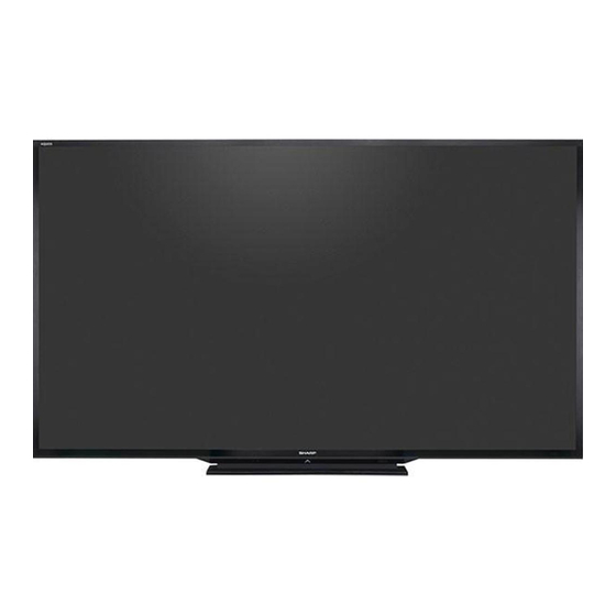 Sharp LC-90LE740X Service Manual