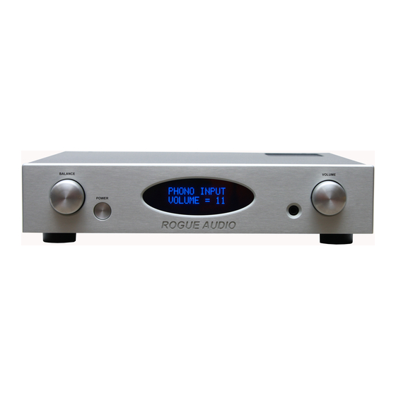 Rogue Audio RP-1 Owner's Manual