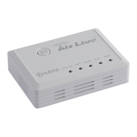 Ovislink AirLive N.MINI Faq