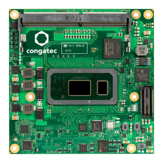 Congatec COM Express conga-TC370 User Manual