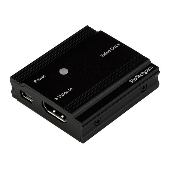 StarTech.com HDBOOST4K Manual