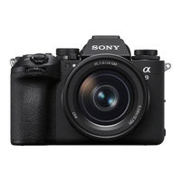 Sony alpha 9 III Instructions Manual