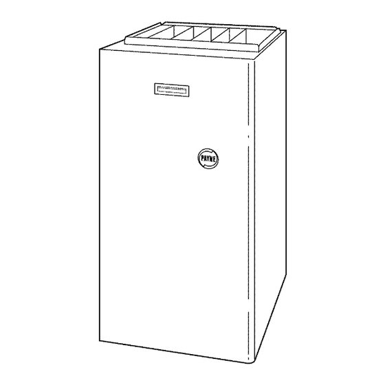 Payne Gas Furnace User's Information Manual