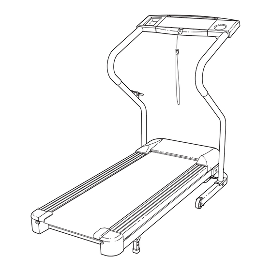 Weslo Cadence 500 Treadmill Bedienungsanleitung