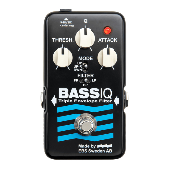 EBS BassIQ User Manual