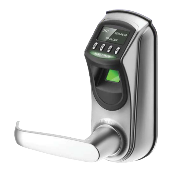 ZK Software L7000-U Fingerprint Lock Manuals