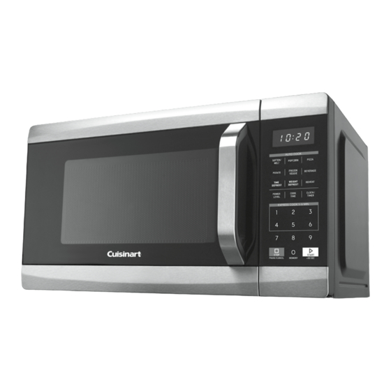 Cuisinart CMW-70C Instruction And Recipe Booklet