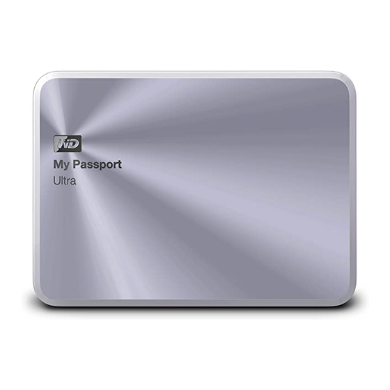 Western Digital My Passport Ultra Troubleshooting Steps