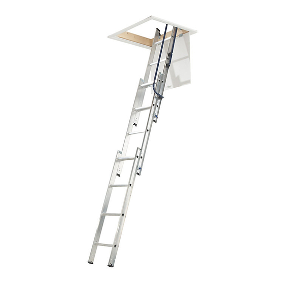 MacAllister LL6A Aluminium Loft Ladder Manuals