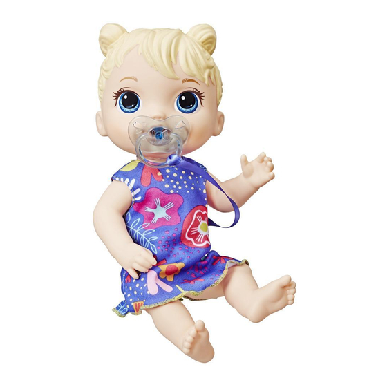 Hasbro baby alive E3690 Quick Start Manual