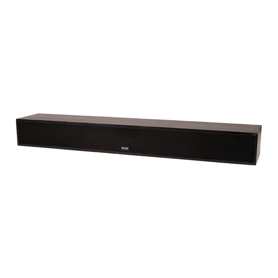 Zvox Audio AccuVoice AV357 Setup & Operation Manual