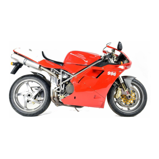 Ducati 996S Owner's Manual