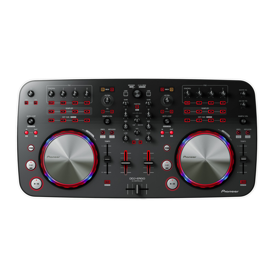 Pioneer DDJ-ERGO-v Quick Start Manual