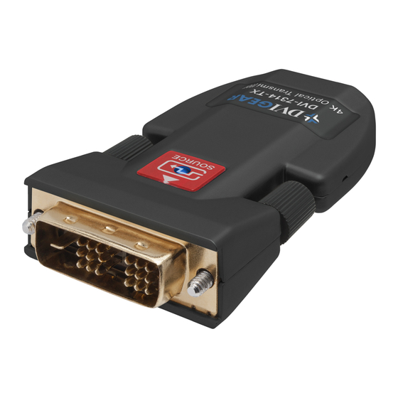 DVIGear DVI-7313 Quick Start Manual