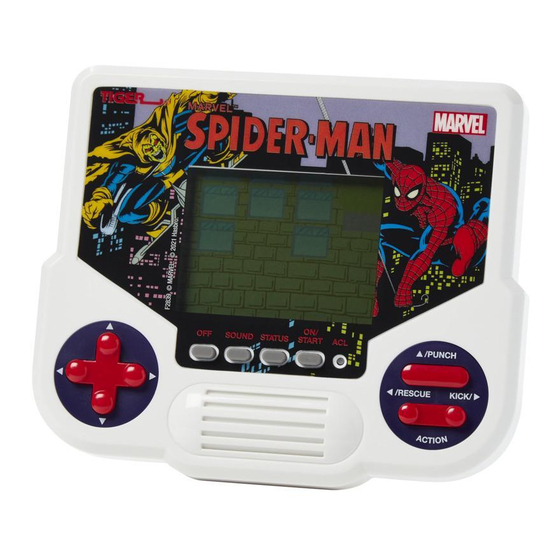 TIGER ELECTRONICS MARVEL SPIDER-MAN 7-853 INSTRUCTIONS MANUAL Pdf ...