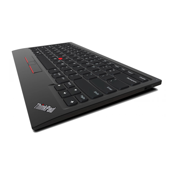 Lenovo ThinkPad Keyboard User Manual