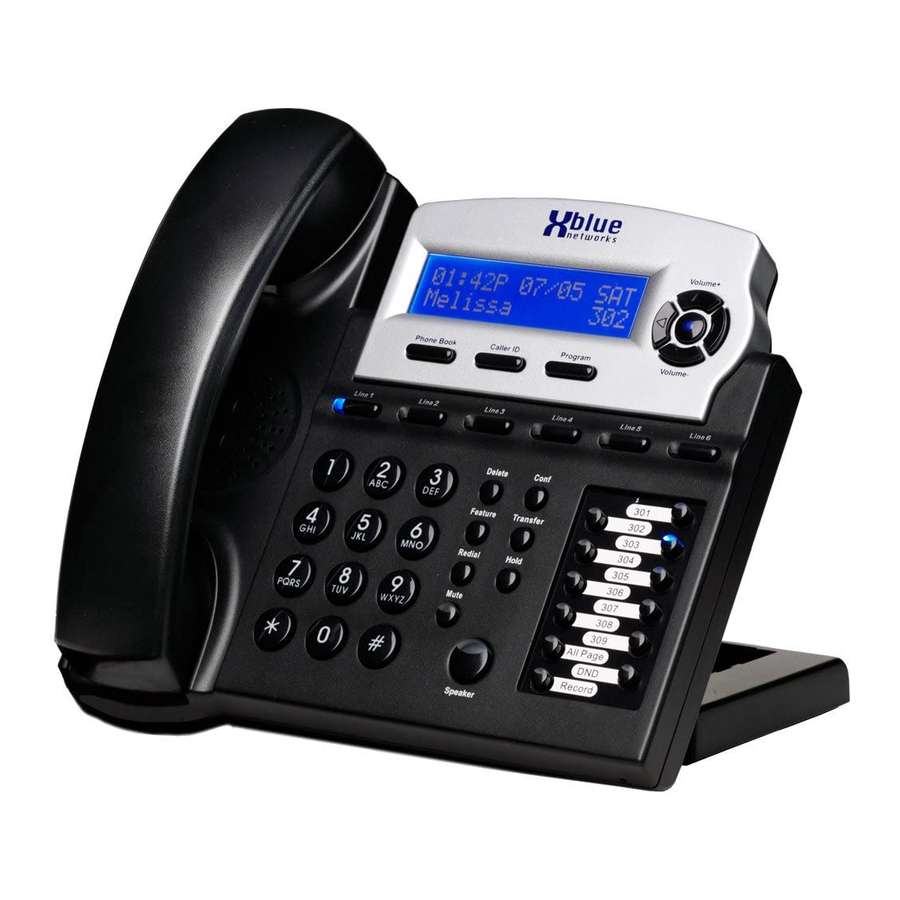 XBLUE NETWORKS X16 USER MANUAL Pdf Download ManualsLib