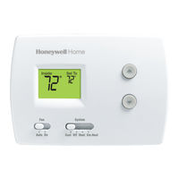 Honeywell Honeywell Thermostat PRO TH3000 Series Operating Manual