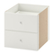 Indoor Furnishing IKEA EXPEDIT INSERT/2DRAWER 13X13