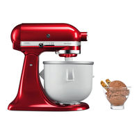 KitchenAid 5KICA0WH Instructions And Recipes Manual