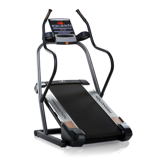 Nordictrack x9i incline online trainer manual