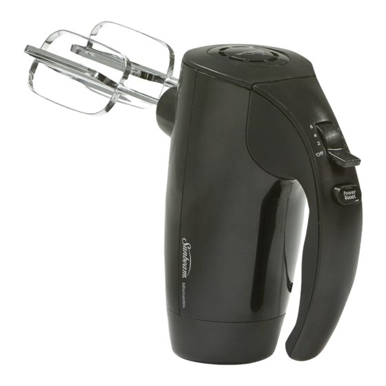 SUNBEAM MIXMASTER FPSBHM1502 USER MANUAL Pdf Download ManualsLib