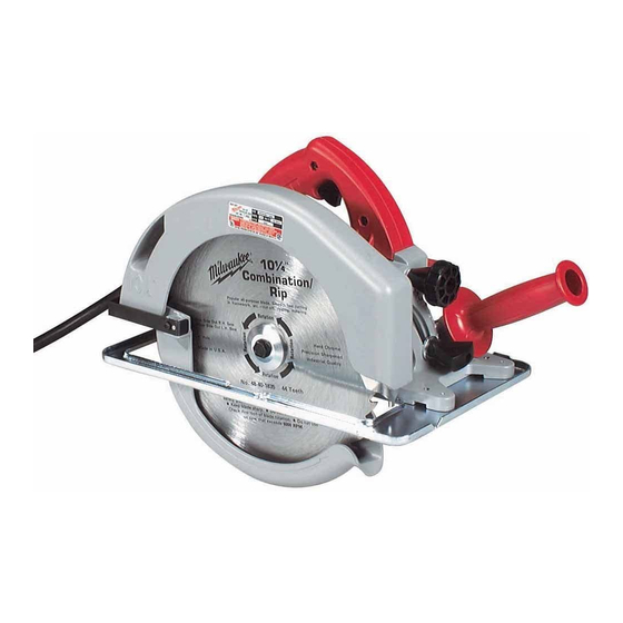 Milwaukee circular saw discount manual