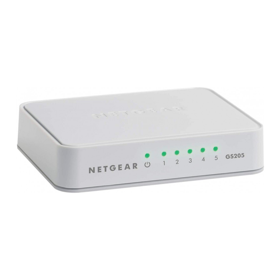 NETGEAR GS205 INSTALLATION MANUAL Pdf Download | ManualsLib