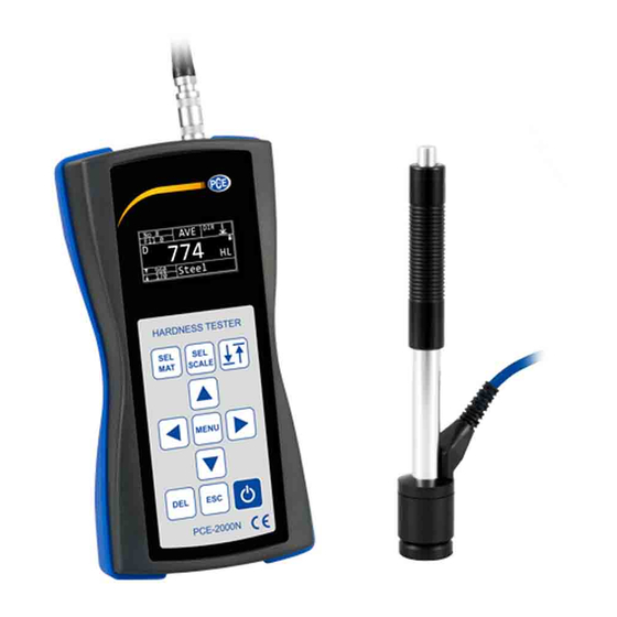 PCE Instruments PCE-2000N User Manual