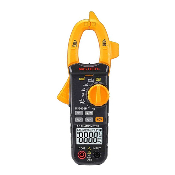 Mastech MS2030B User Manual