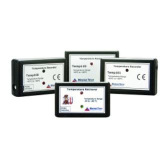 MadgeTech Temp101 Product Information Card