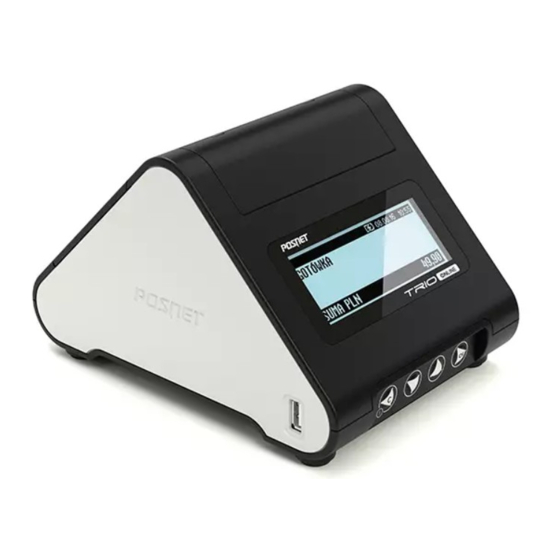 Posnet TRIO ONLINE Quick Start Manual
