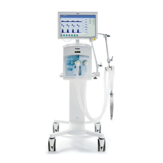 Dräger Evita Infinity V500 Supplement To The Instructions For Use