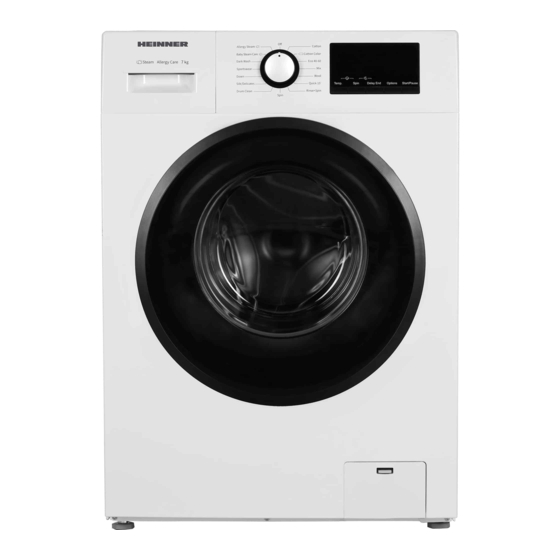 User Manuals: Heinner HWM-H7012SE+++ Washing Machine